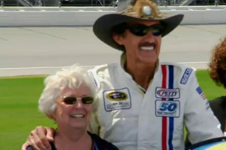 Richard Petty mit seiner Frau Lynda