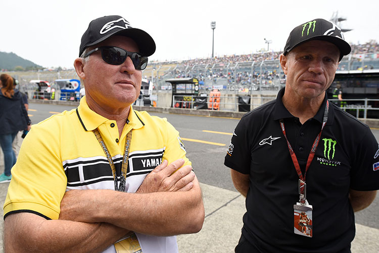 Motegi-GP 2015: «King Kenny» Roberts und Randy Mamola