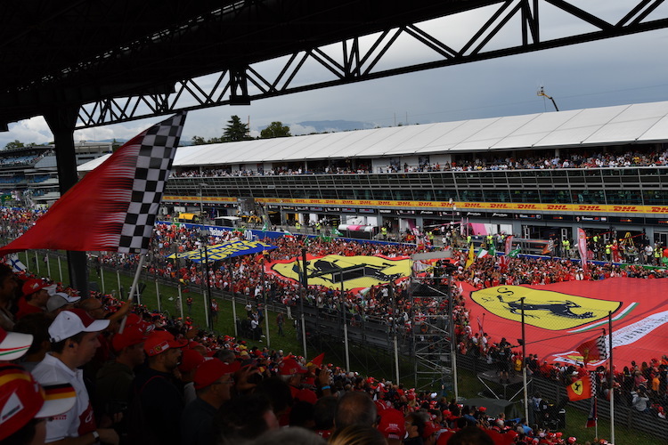 In Monza ist bei der Formel 1 stets die Hütte voll