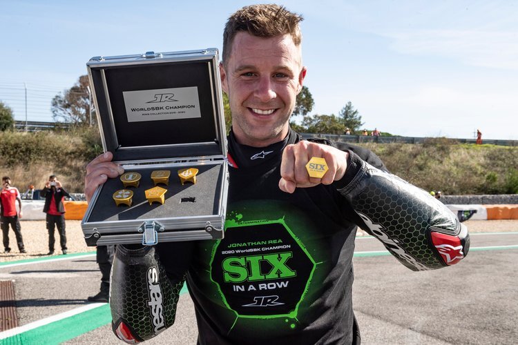 Sechs Superbike-Weltmeisterschaften in Folge hat Jonathan Rea mit Kawasaki gewonnen