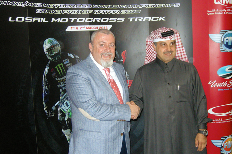 Giuseppe Luongo und Nasser Khalifa Al Attya