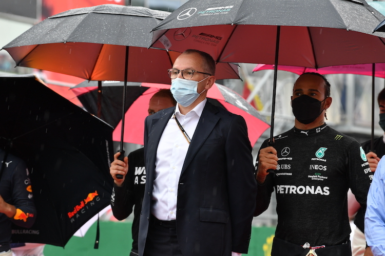 Stefano Domenicali und Lewis Hamilton