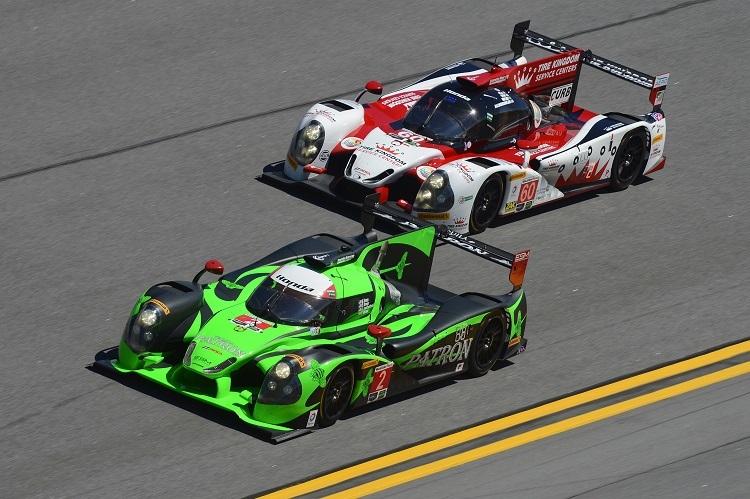 Auch in Sebring mit dabei: Die beiden Ligier von Michael Shank Racing (hinten) Tequila Patrón ESM (vorn)