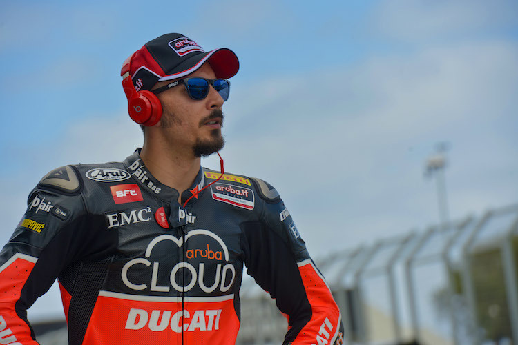 Davide Giugliano spürte schon vor dem Aufprall eine Verletzung