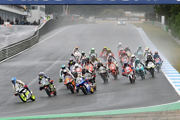 Der Moto3-Start in Estoril