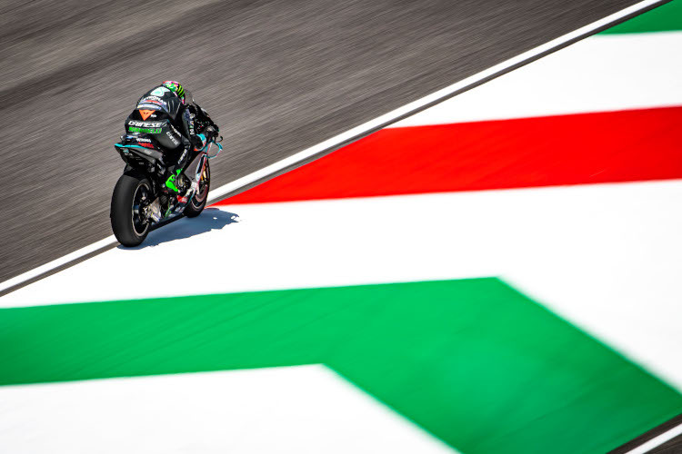 Franco Morbidelli auf der berüchtigten Geraden von Mugello