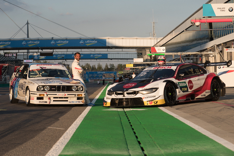 Timo Glock mit den beiden Rennern