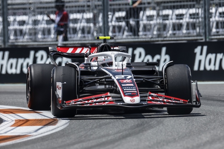 Nico Hülkenberg schaffte es in Miami ins SQ3