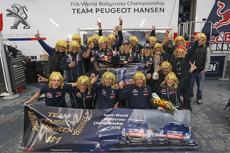 Das Meisterteam Peugeot-Hansen