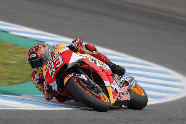 Marc Márquez beim Jerez-Test