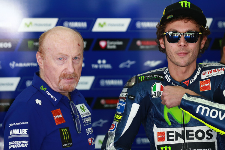 Zufrieden: Crew-Chief Silvano Galbusera, Valentino Rossi