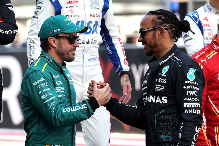 Fernando Alonso und Lewis Hamilton