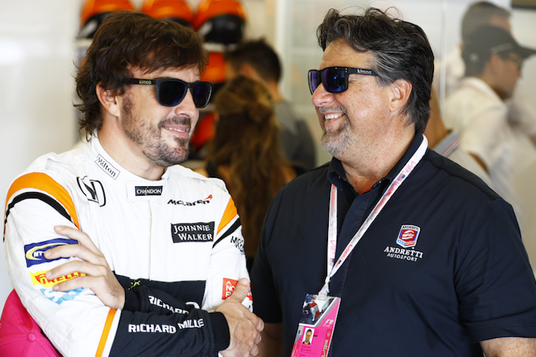 Fernando Alonso und Michael Andretti