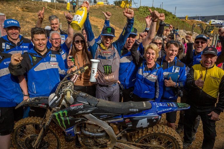 Arnaud Tonus und sein Wilvo-Team jubeln über Platz 3 