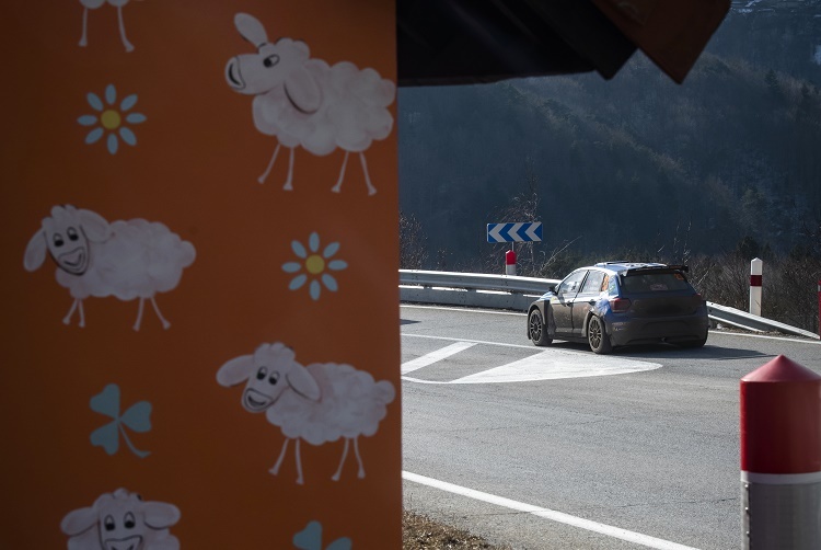 Ole-Christian Veiby bei der Rallye Monte Carlo