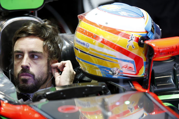 Fernando Alonso im McLaren-Honda