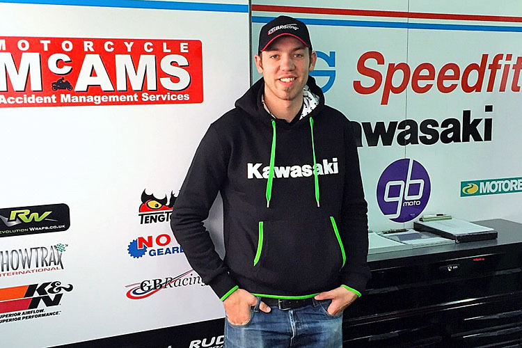 Peter Hickman fährt 2016 auf Kawasaki