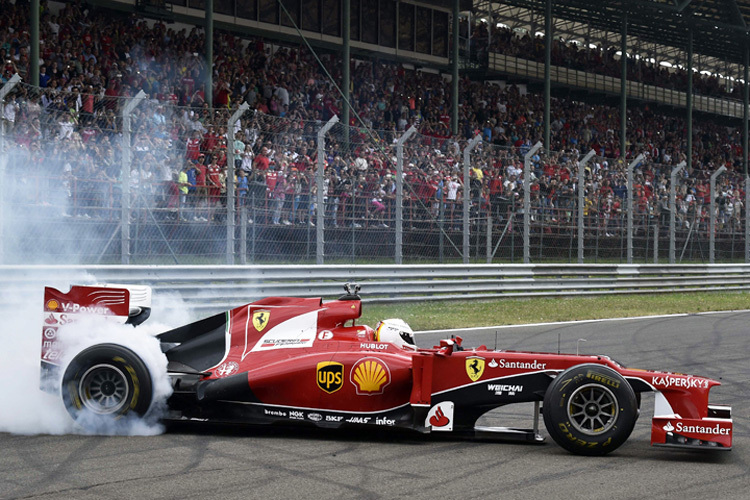 Sebastian Vettel war 2015 schon einmal in Ungarn, bei den Ferrari Racing Days