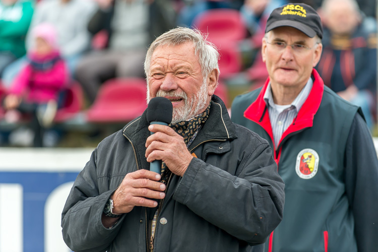 Ludger Spils bei einer seiner legendären Ansprachen