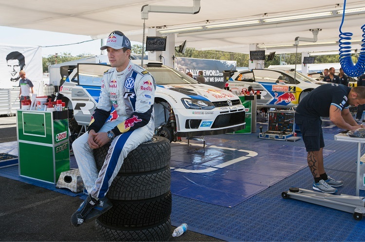 Sébastien Ogier im VW Service