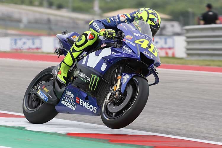 Valentino Rossi auf dem COTA: Schnelle Zeiten, aber holprige Piste