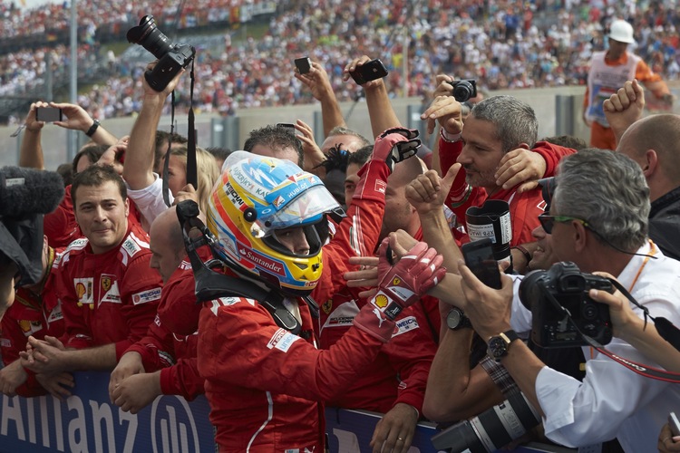 Platz 2 für Fernando Alonso