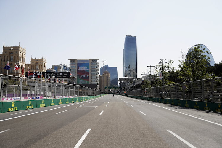 Der Rundkurs von Baku erinnert gleich an drei andere GP-Strecken
