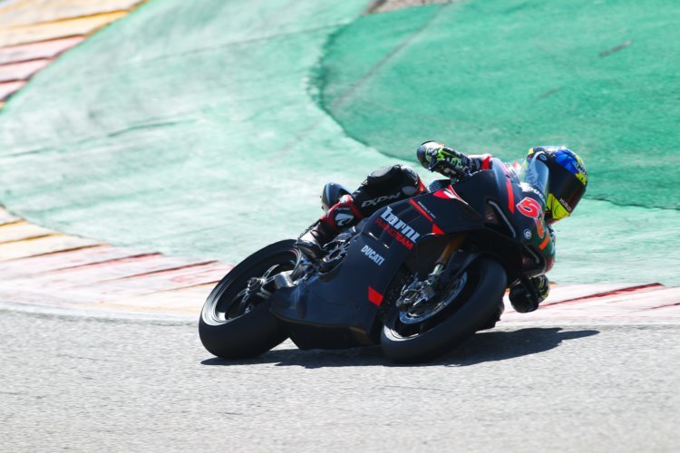 Tito Rabat beim Aragon-Test