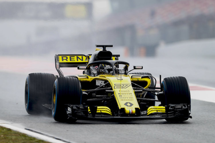 Den zweiten Platz belegte der schwarz-gelbe Renault