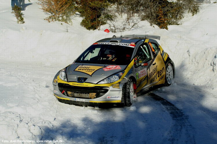 Franz Wittmann bei der Rallye Monte Carlo 2010