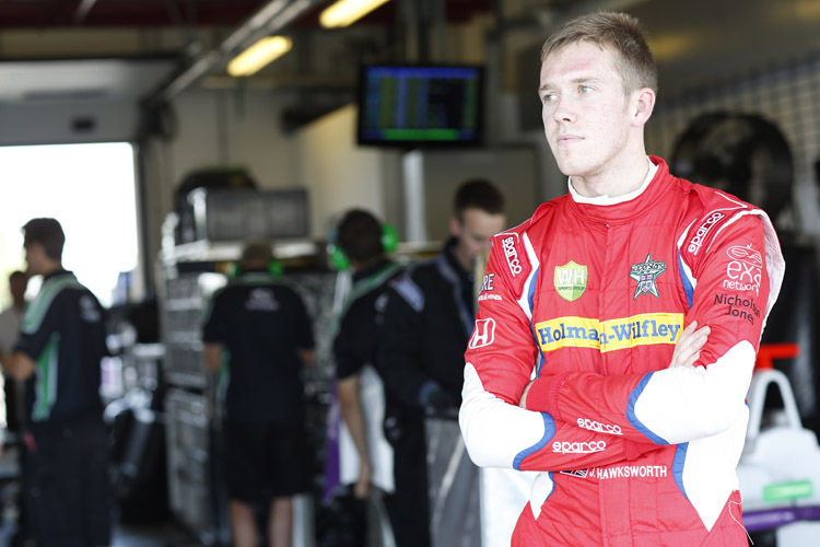 Hawksworth beim GT3-Test im Herbst in Abu Dhabi