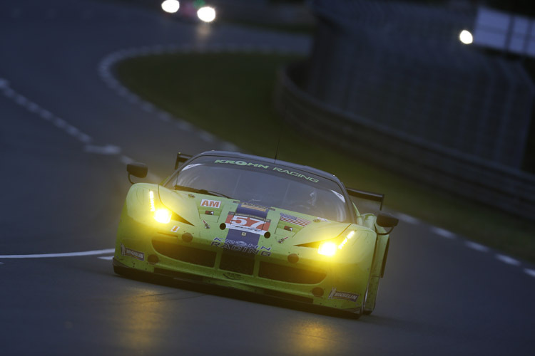Der giftgrüne Krohn-Ferrari wird in Le Mans in diesem jahr kaum auftauchen