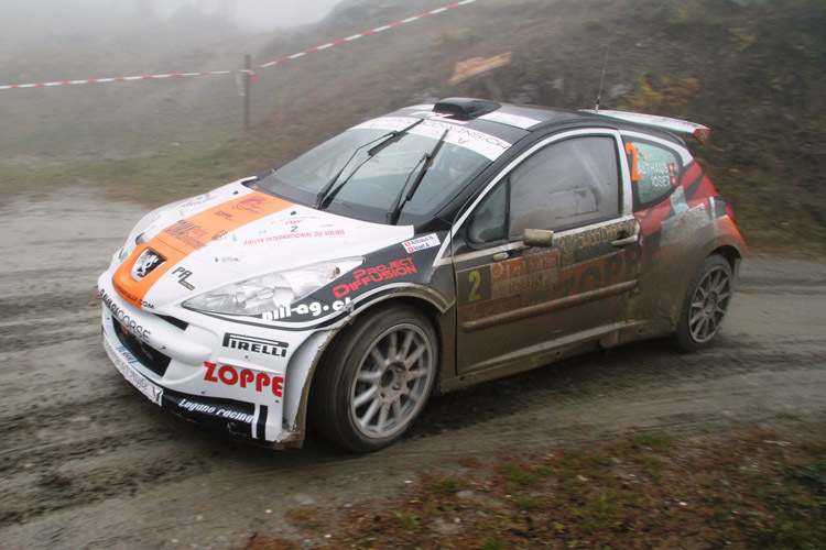 Nicolas Althaus ist 2013 Titelverteidiger der Schweizer Rallye-Meisterschaft