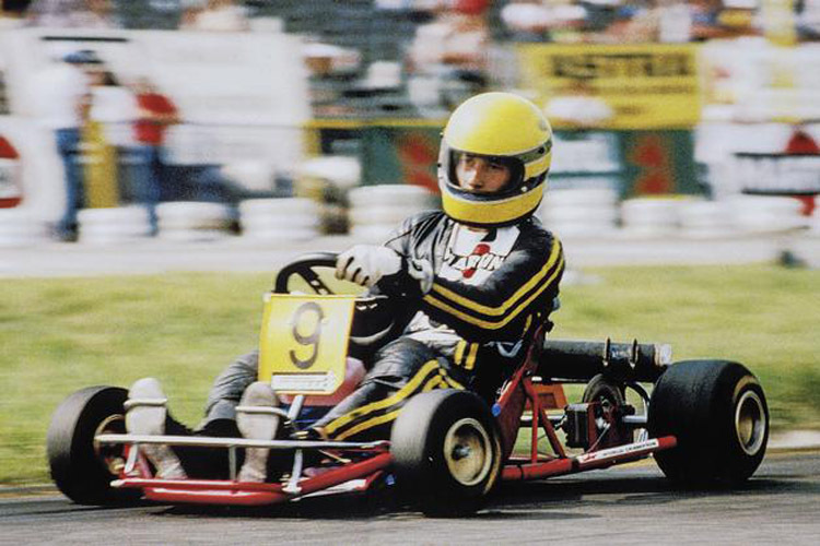 Der grosse Formel-1-Rennfahrer Ayrton Senna war gerne im Kart unterwegs
