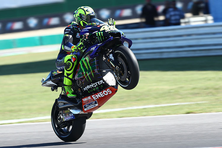 Valentino Rossi in Misano: 7. Startplatz