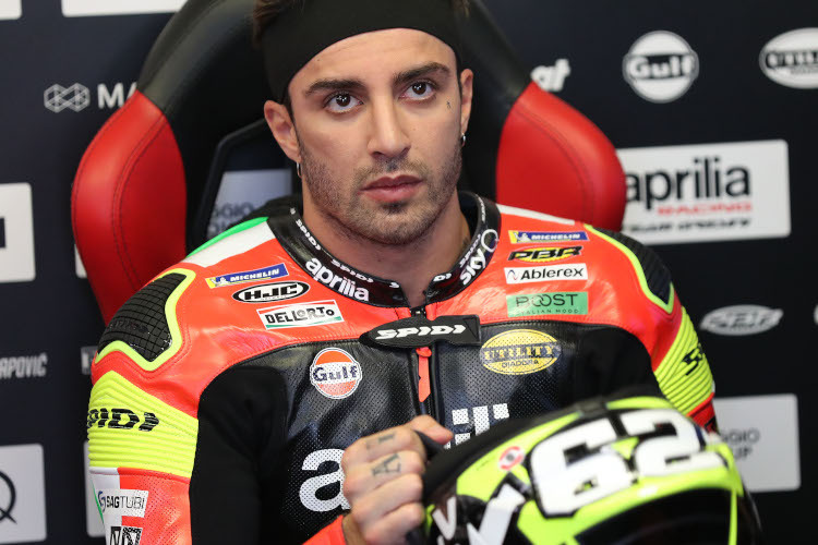 Aprilia-Werksfahrer Andrea Iannone wurde vorerst gesperrt