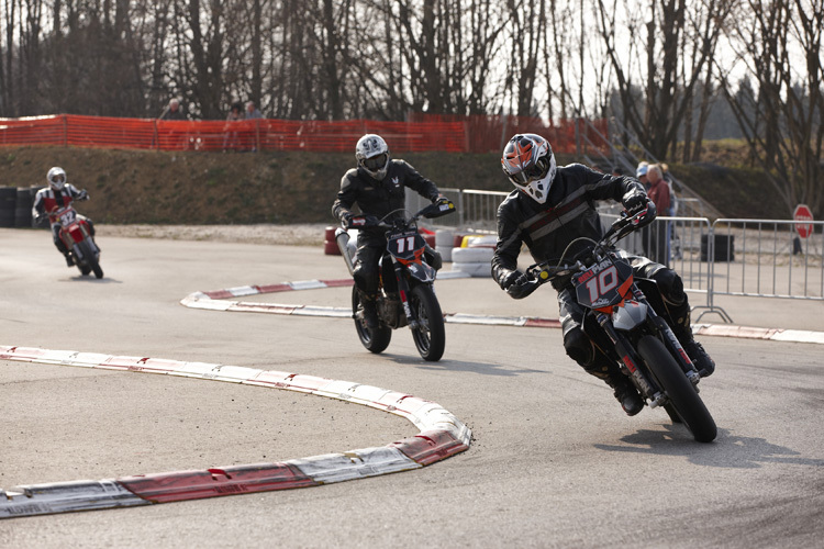 Die Supermoto-Rennstrecke in Memmingen