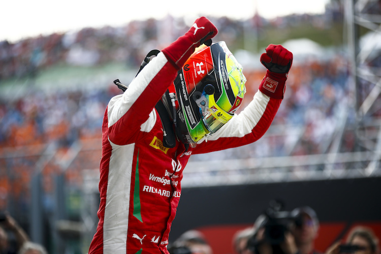 Mick Schumacher eroberte in Ungarn seinen ersten F2-Sieg  
