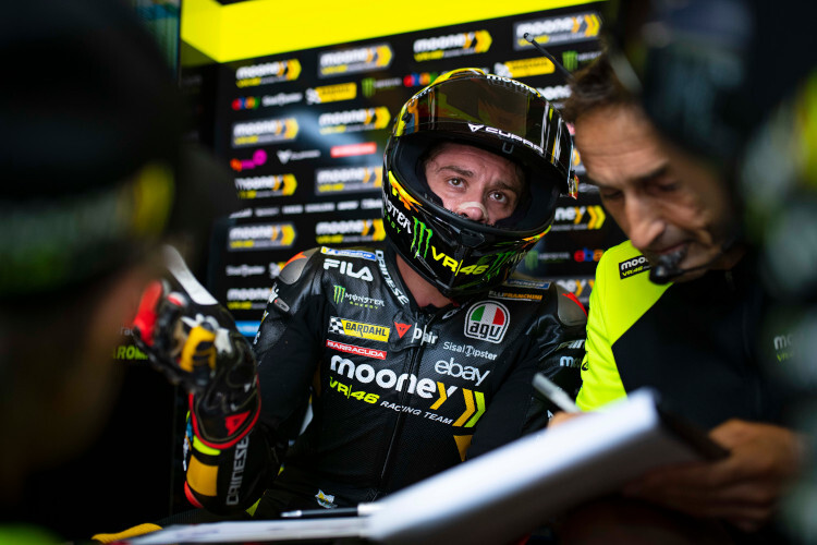 Marco Bezzecchi freut sich auf die Arbeit in der VR46-Box