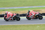 Das Ducati-Duell am Anfang: Andrea Dovizioso vor Cal Crutchlow