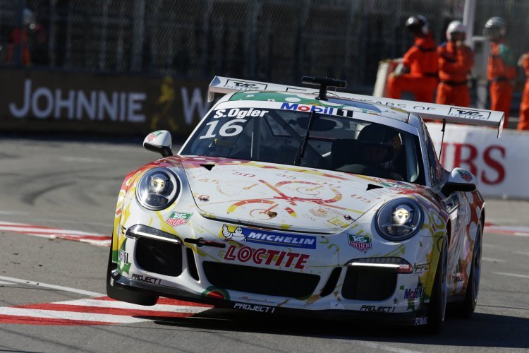 Sébastien Ogier im Porsche in Monaco