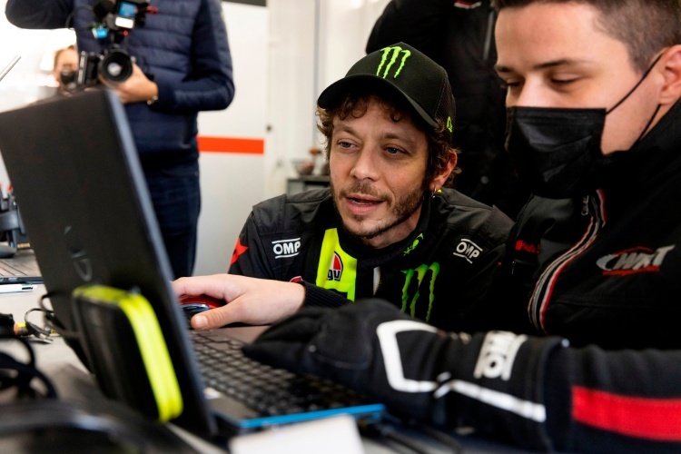 Valentino Rossi bei Testfahrten für WRT in Valencia