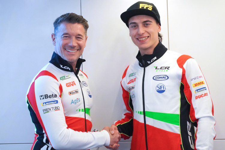 Lucio Cecchinello und Mattia Casadei sind sich einig