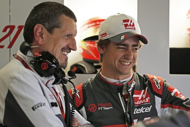 Haas-Teamchef Günther Steiner und Esteban Gutiérrez