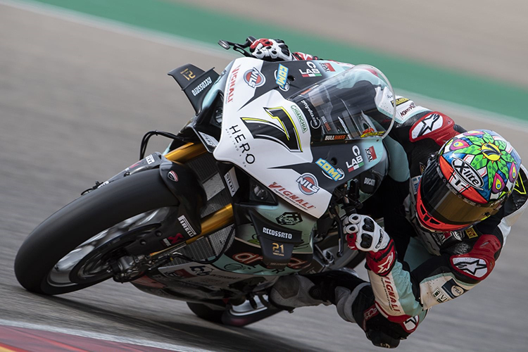 Chaz Davies im MotorLand