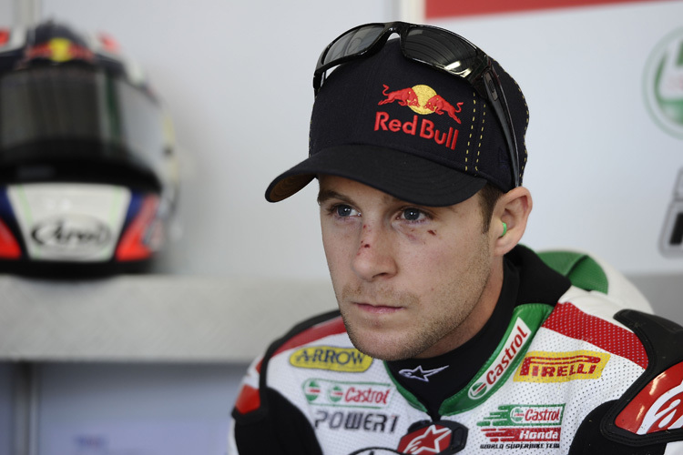 Jonathan Rea ist böse verschrammt