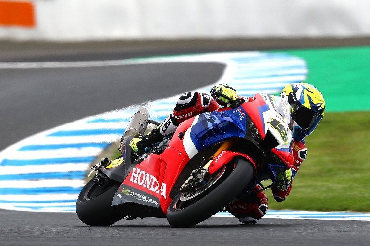 Alvaro Bautista mit der neuen Honda Fireblade