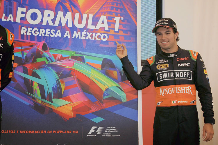 Sergio Pérez freut sich schon auf sein Heimspiel in Mexiko – das vor vollen Rängen stattfinden wird