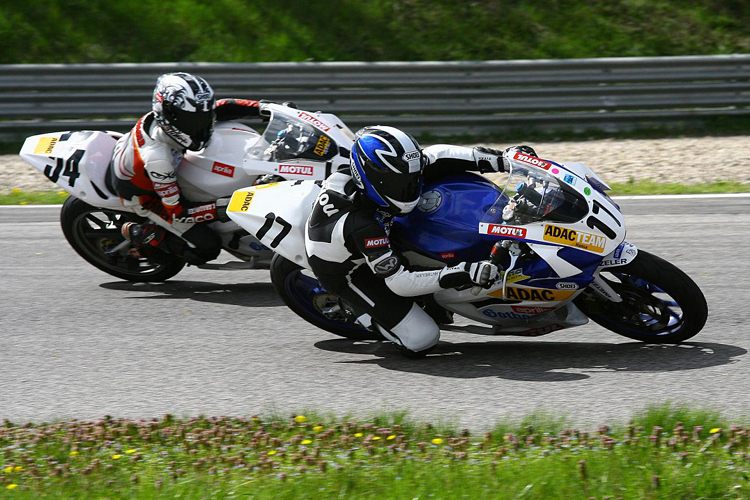 Manou Antweiler (#17) und Thomas Gradinger (#54)