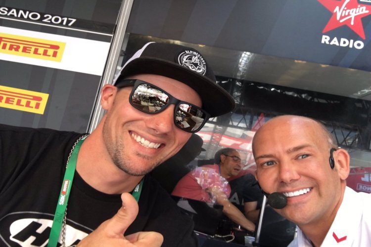 Ben Spies zu Besuch beim Meeting der Superbike-WM in Misano